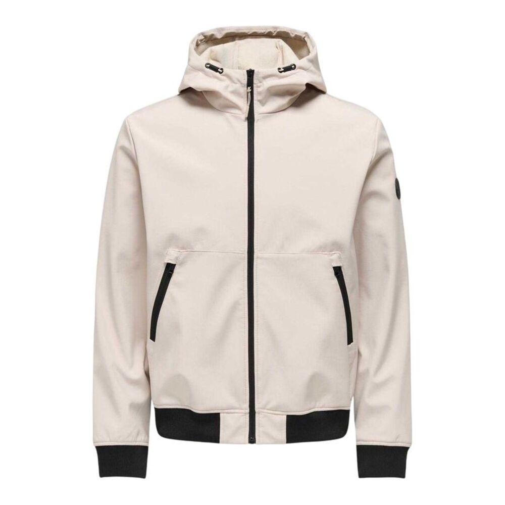 Only Mens Bowie  Soft Shell Jacket / Silver
